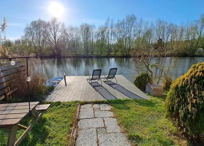 Chalé Het Witte Aan Het Water Monumentaal